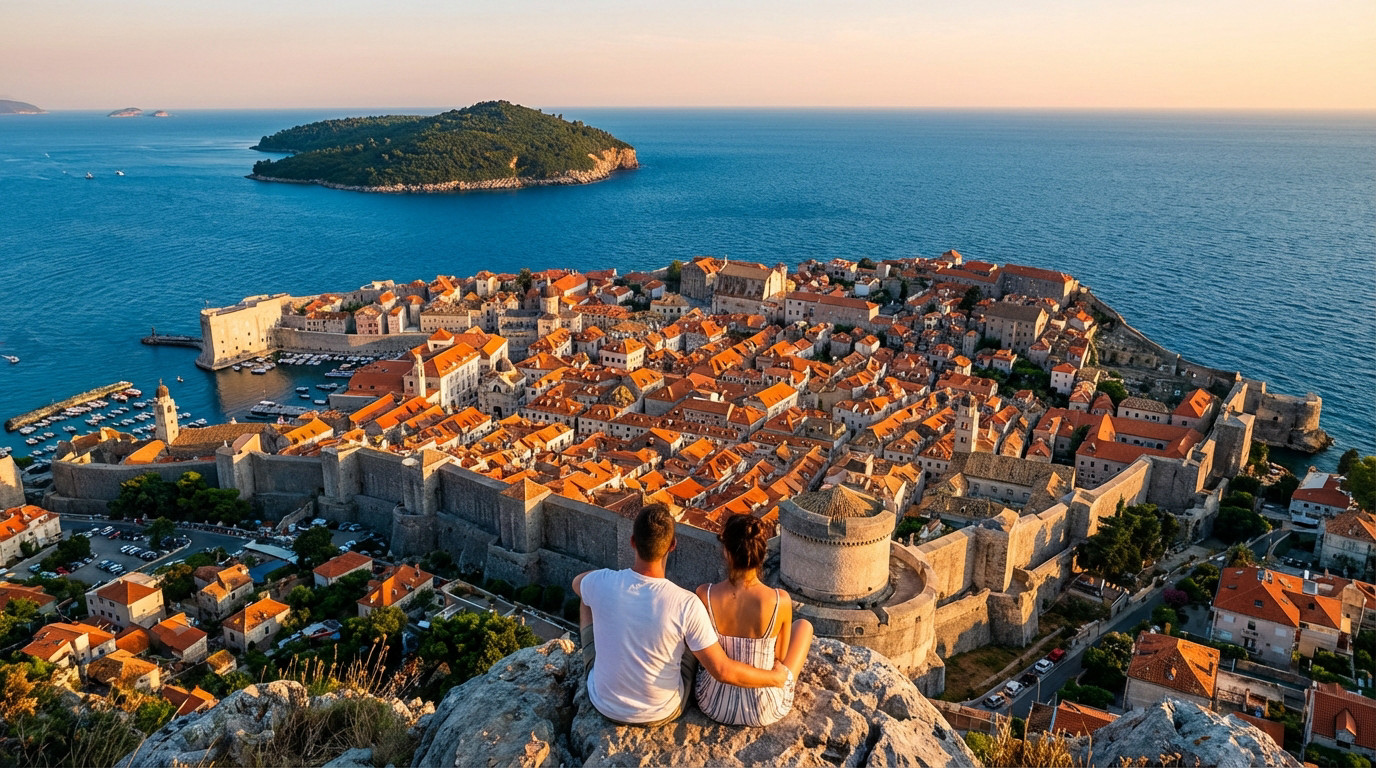 dubrovnik-old-town-golden-hour-vista-and-adriatic-sea