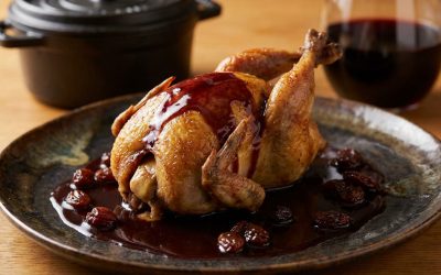 Cailles au foie gras et raisins : recette d&rsquo;exception