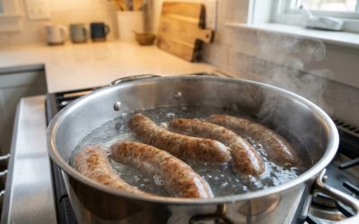 Temps de cuisson des grosses saucisses à l’eau : le secret