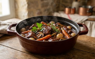 Sauté de porc au vin rouge : le secret du fondant
