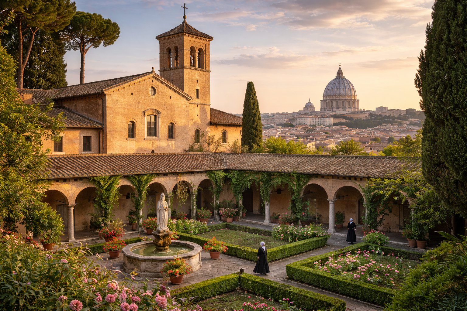 dormir à rome dans un couvent