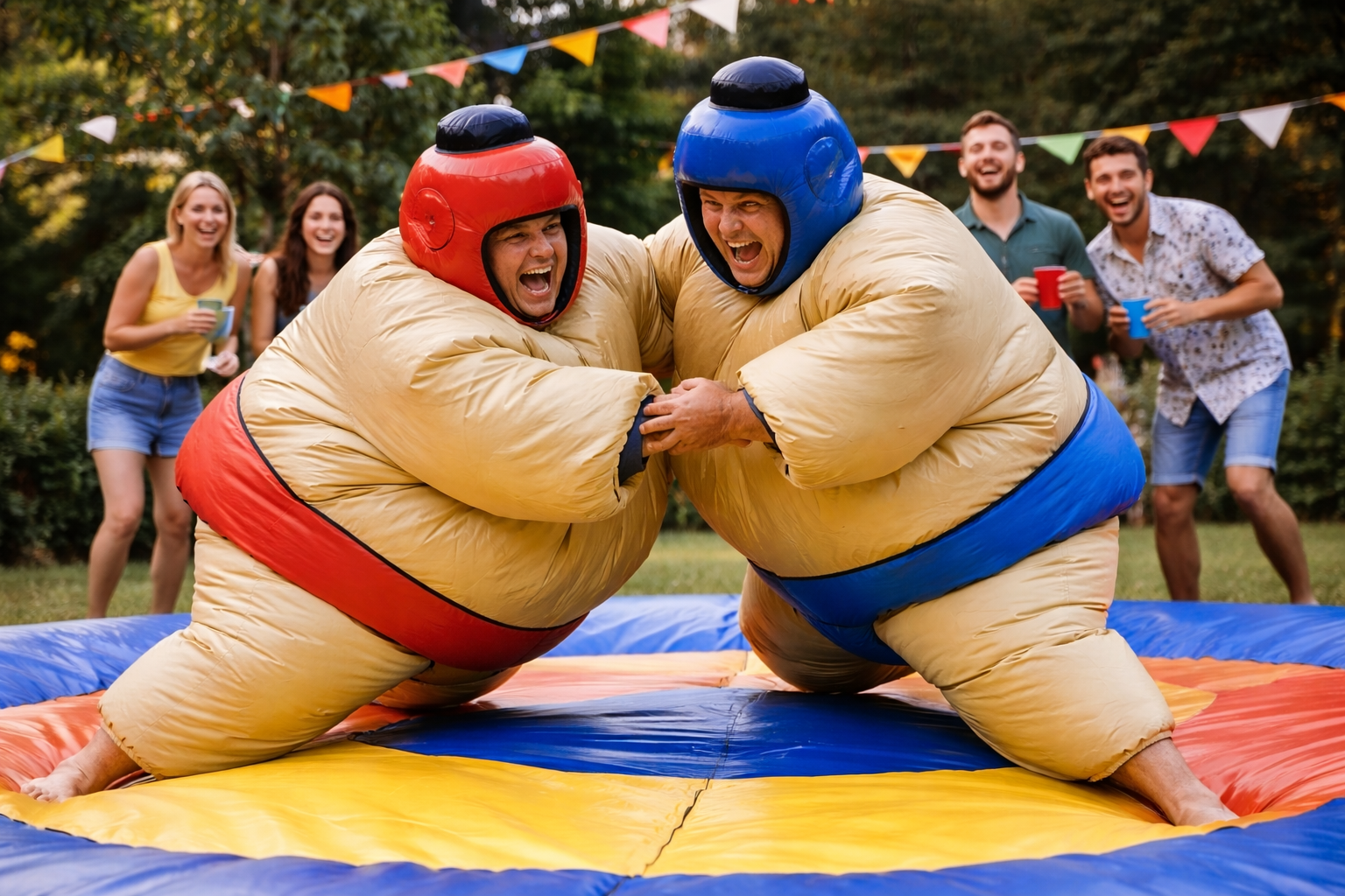 combat de sumo gonflable paris