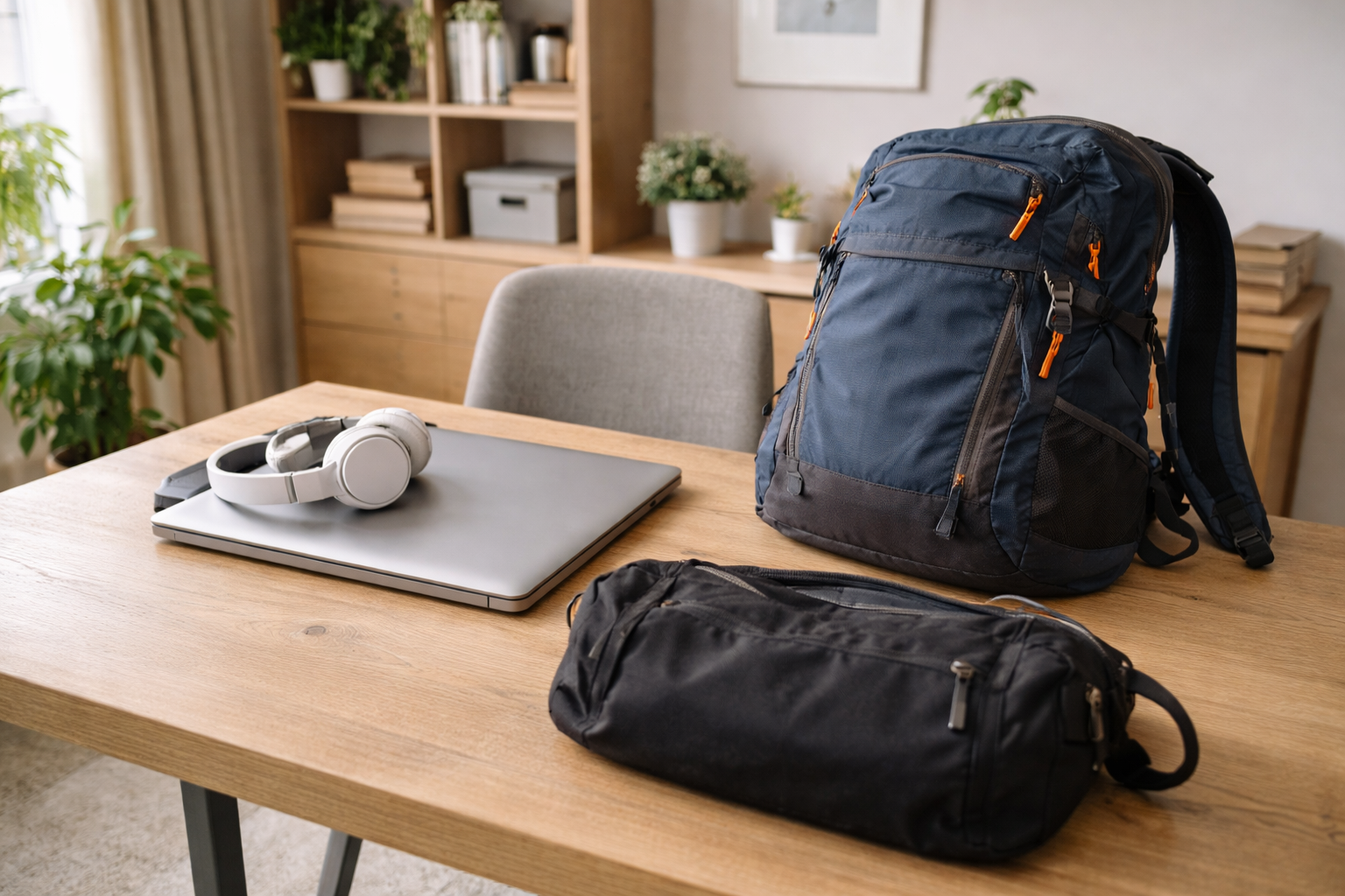 Tracker GPS compact Trackr.fr Tech posé sur un trousseau de clés, affiché avec l’application mobile montrant la géolocalisation en temps réel sur smartphone.