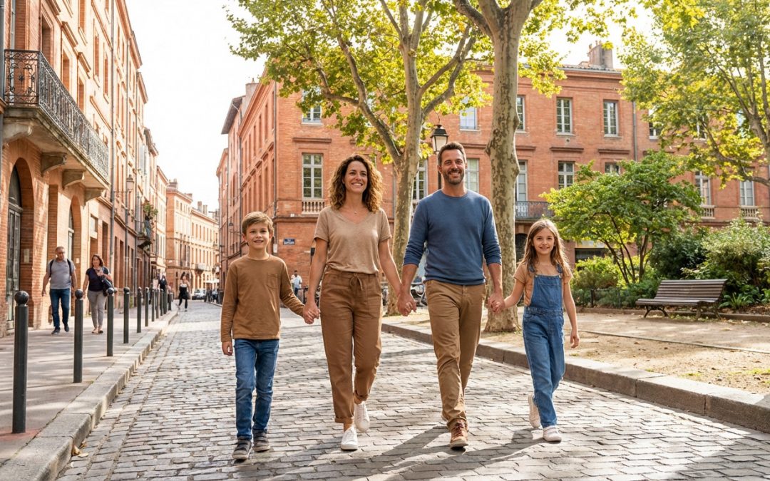 Le meilleur quartier pour une famille à Toulouse en 2026