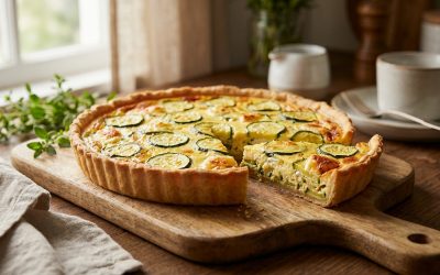 Recettes quiche courgettes chèvre : le secret du fondant
