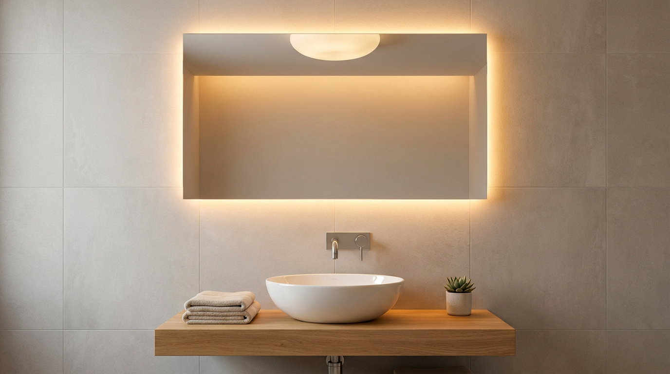 Optimisez votre espace avec un miroir salle de bain LED et anti-buée. Alliez design moderne, confort visuel et sécurité IP44 pour sublimer votre déco.