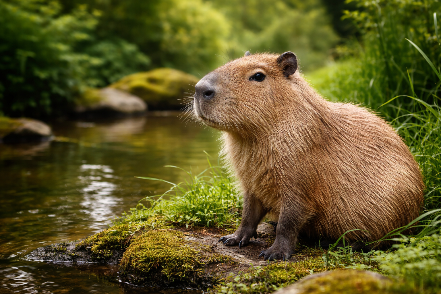 Découvrez le capybara, recordman des rongeurs en 2026. Explorez sa vie sociale, son régime herbivore et ses adaptations aquatiques en Amérique du Sud.
