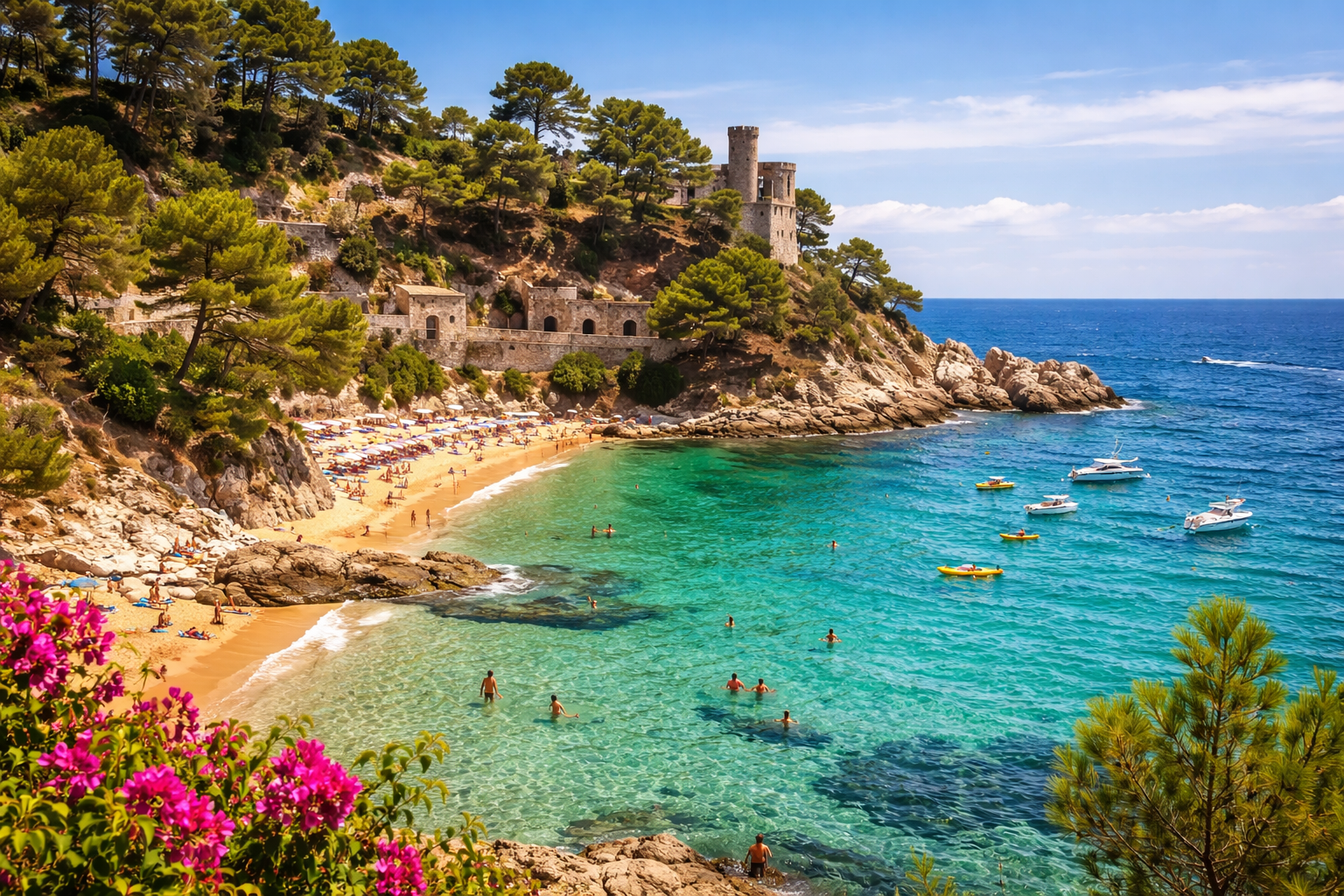 Explorez la Costa Brava en 2026 : de Blanes à Portbou, découvrez des villages blancs, l'art de Dalí et des criques sauvages. Planifiez votre séjour ici.