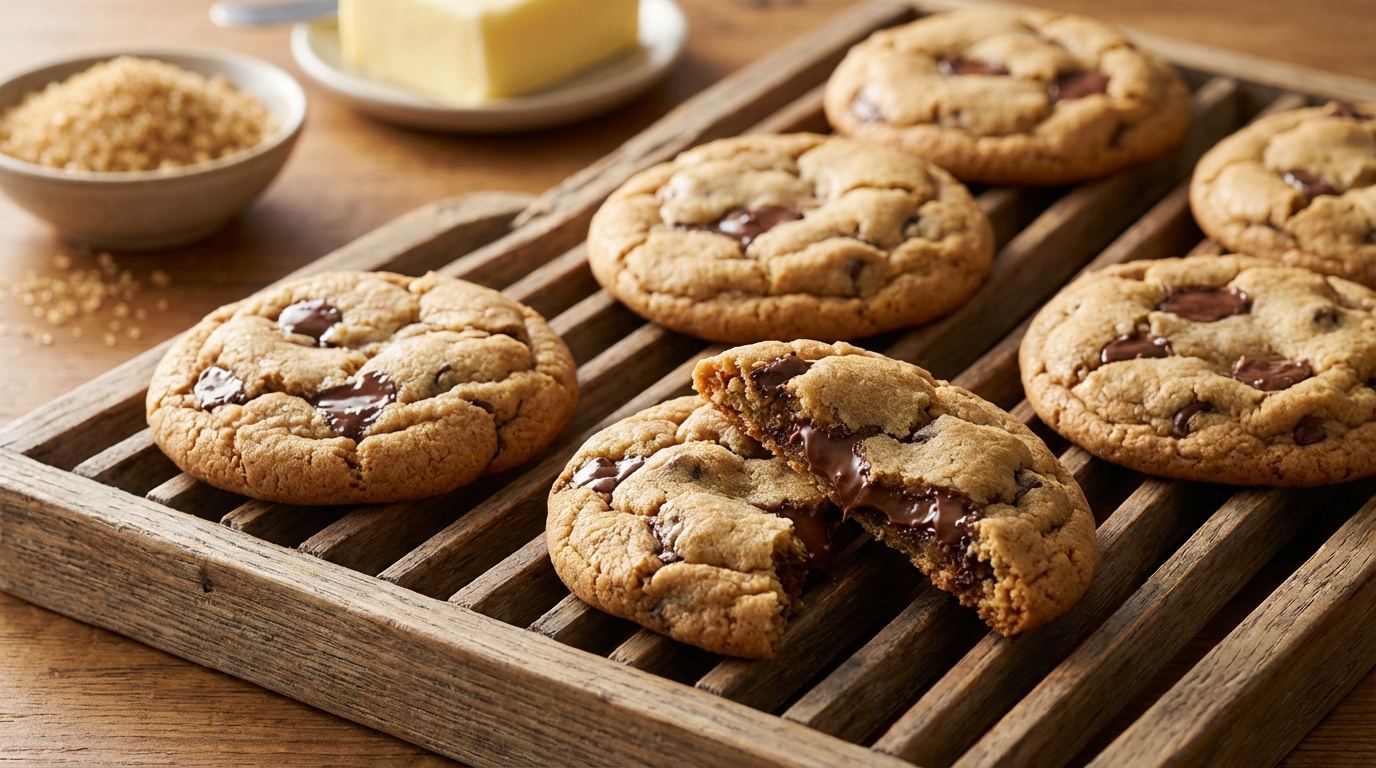 Découvrez le secret d'une recette cookies moelleux réussie en 2026. Maîtrisez l'usage du sucre brun et du beurre pommade pour un cœur fondant irrésistible.