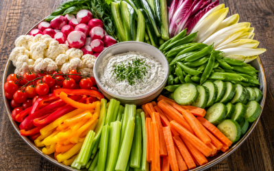 Réussir votre plateau de crudités pour 20 personnes
