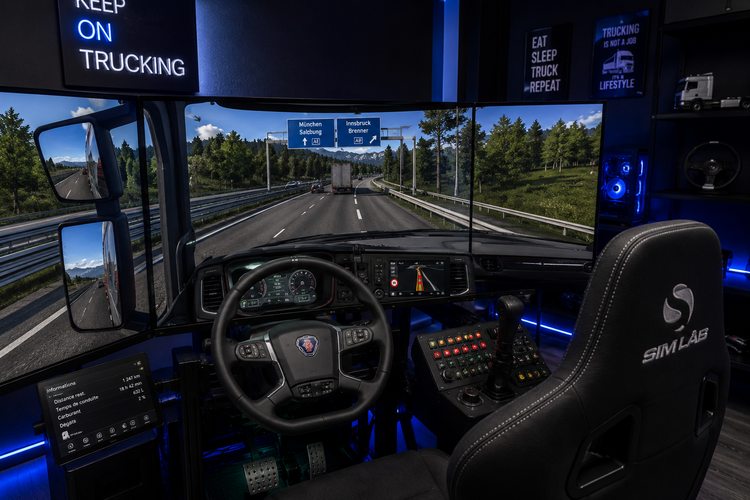 Explorez la carte normandie euro truck simulator 2 dès maintenant. Activez le DLC Vive la France ! pour livrer Le Havre et franchir le Pont de Normandie.